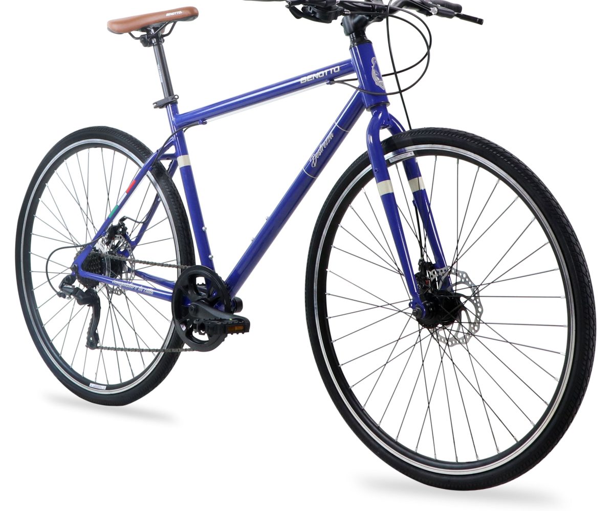 BICICLETA BENOTTO HIBRIDA DESTREZZA R700 7V T:52 AZUL - Image 3