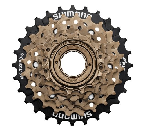 RUEDA LIBRE SHIMANO TOURNEY TZ MF-TZ 6P 14/28T MTB ESTANDAR NEGRO