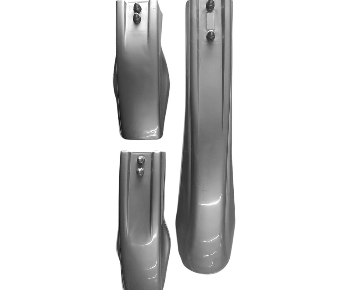 SALPICADERA R26 MTB PLASTICO PLATA MEGA JUMBO