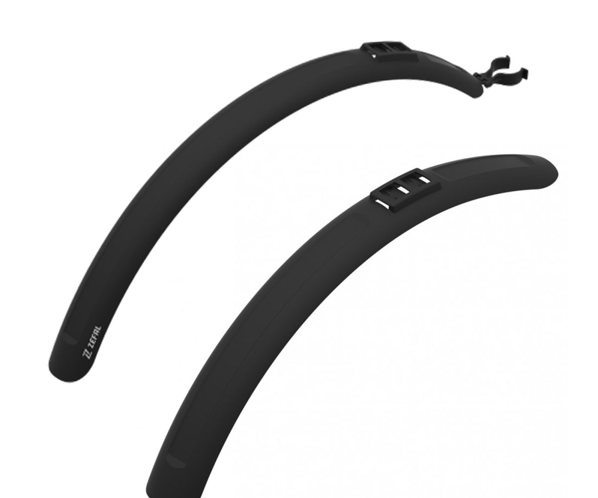 SALPICADERA ZEFAL TRAIL TEEN 60 PAR DELANTERA/TRASERA R24 PLASTICO NEGRO