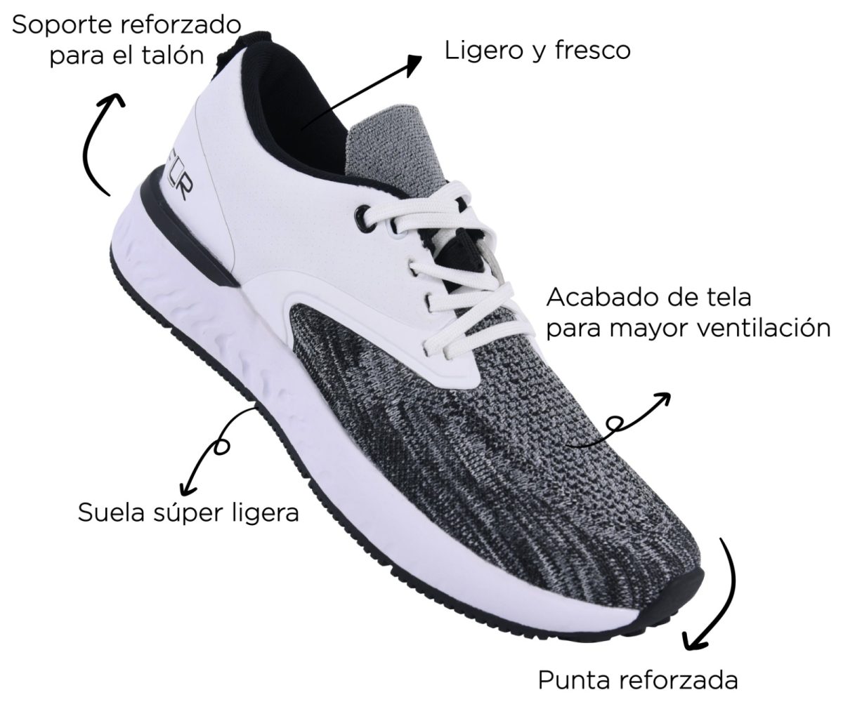 TENNIS FLR INFINITY SPINNING NEGRO/BLANCO TALLA: 38.5