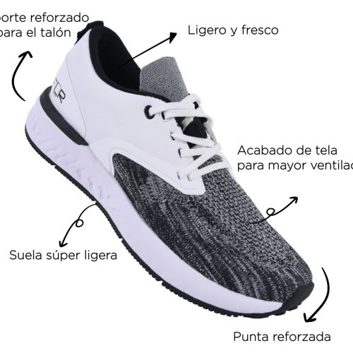 TENNIS FLR INFINITY SPINNING NEGRO/BLANCO TALLA: 38.5