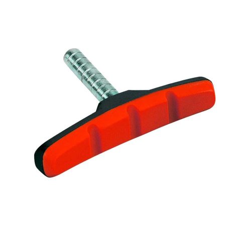 ZAPATA DE FRENO WINDSOR V-BRAKE NEGRO/ROJO 70mm DE VASTAGO