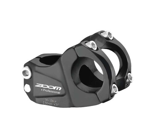 POSTE PARA MANUBRIO ZOOM AHEAD ALUMINIO NEGRO 28.6x50+30