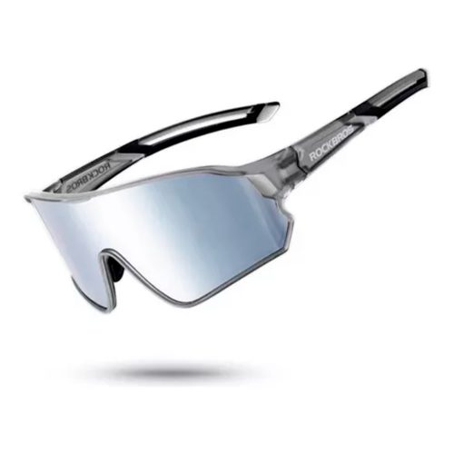 LENTES ROCKBROS NEGRO TRANSPARENTE MICA AZUL/POLARIZADO