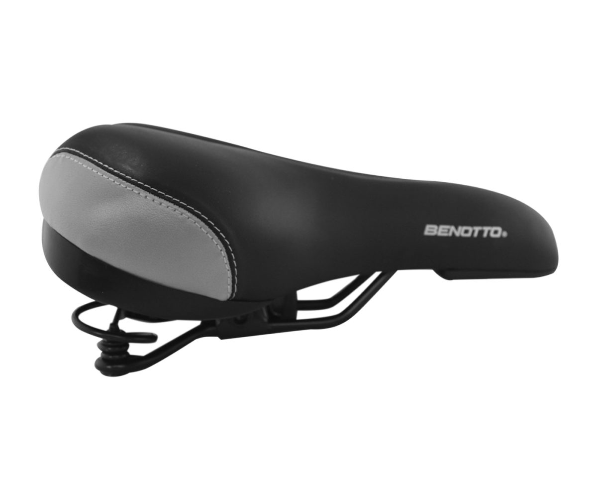 ASIENTO BENOTTO URBANO CITY NEGRO/PLATA CON BROCHE/RESORTE