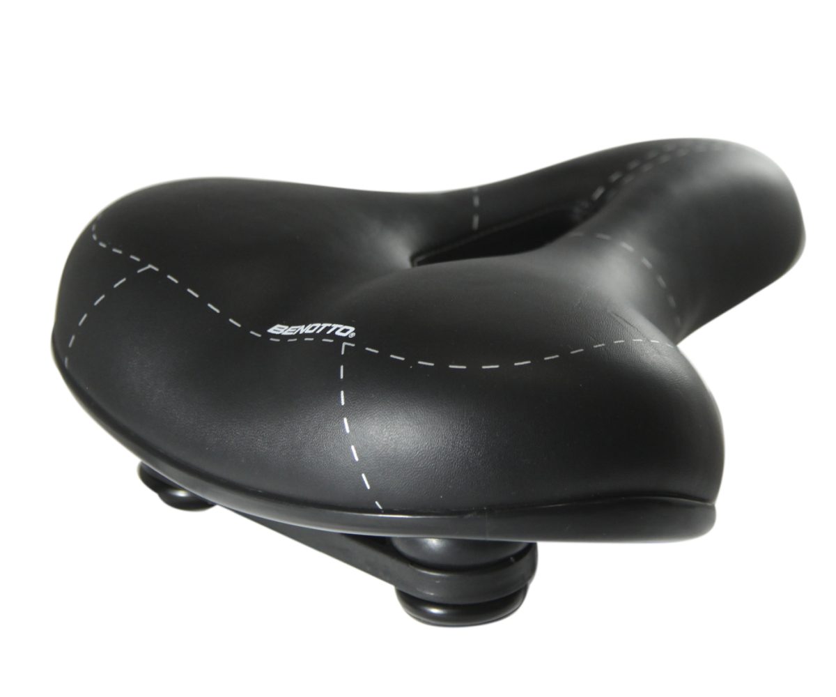 ASIENTO BENOTTO URBANO CON CANAL ANTIPROSTATICO NEGRO CON BROCHE - Image 4