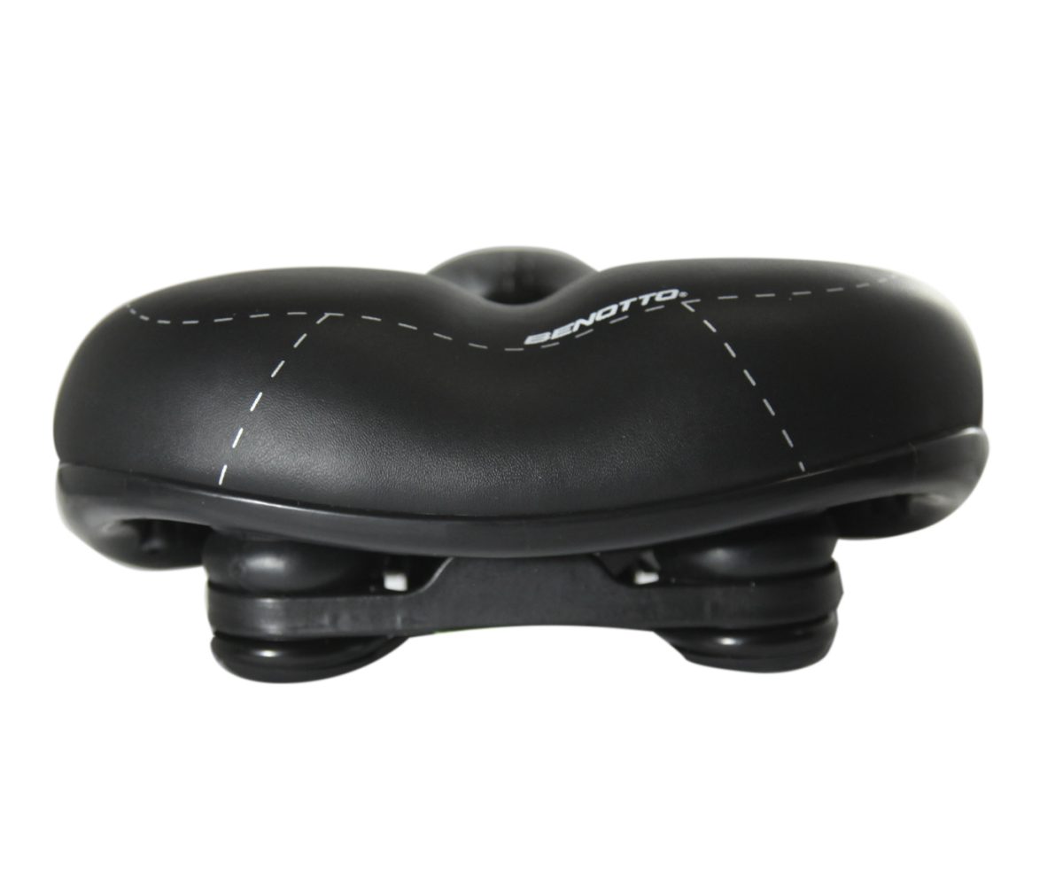 ASIENTO BENOTTO URBANO CON CANAL ANTIPROSTATICO NEGRO CON BROCHE - Image 5