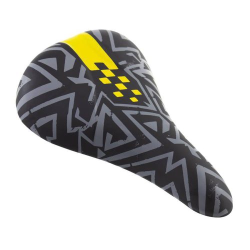 ASIENTO SELLE ROYAL INFANTIL MIRIM VELOX RVS 210x142mm NEGRO/AMARILLO CON BROCHE