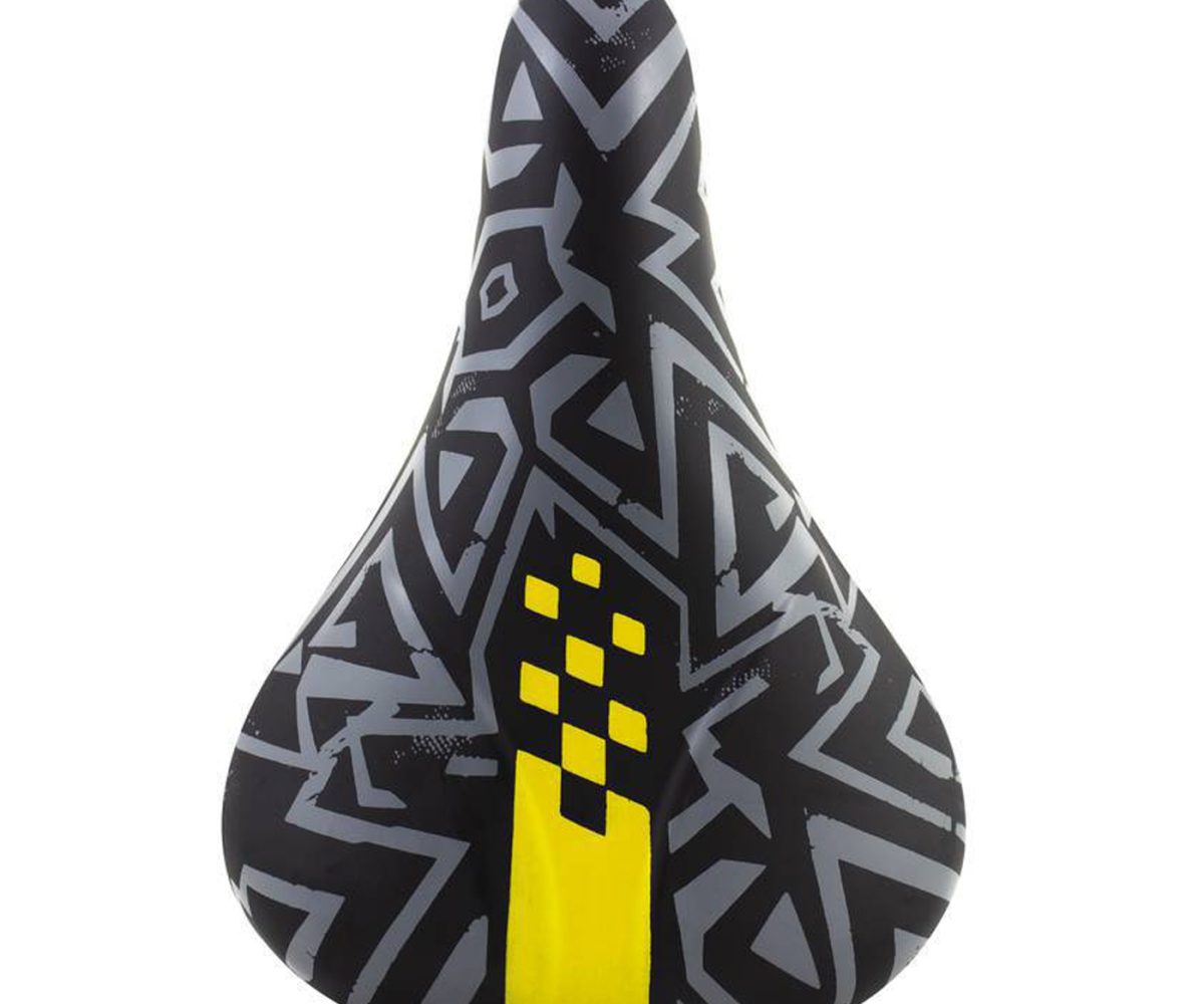 ASIENTO SELLE ROYAL INFANTIL MIRIM VELOX RVS 210x142mm NEGRO/AMARILLO CON BROCHE - Image 3