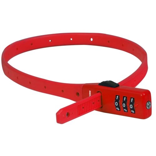 CANDADO BENOTTO SECURITY TIE CINCHO COMBINACION 530mm ROJO