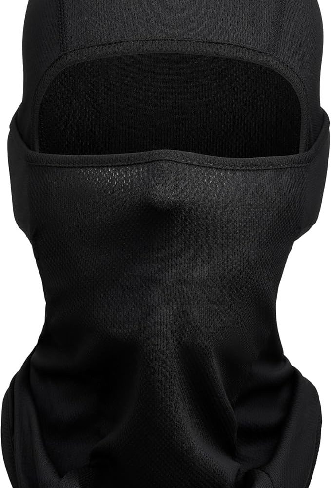 BALACLAVA TACTICAL BLACK NEGRO ULTRA LARGO 3 PASOS - Image 2