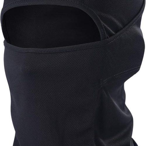 BALACLAVA TACTICAL BLACK NEGRO ULTRA LARGO 3 PASOS