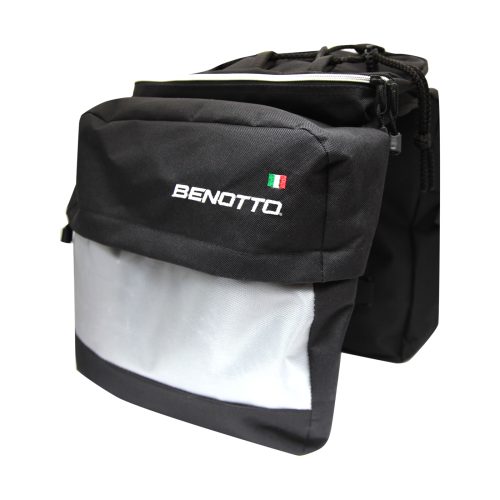 ALFORJA BENOTTO PARA PORTA BULTO TRASERO NEGRO
