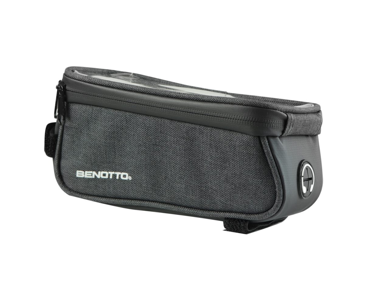 BOLSA TUBO SUPERIOR BENOTTO PARA SMARTPHONE POLIESTER VELCRO NEGRO
