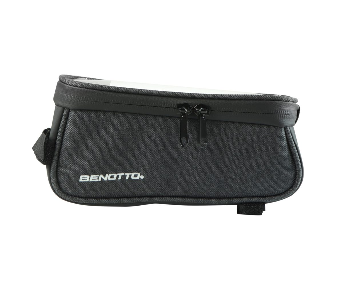 BOLSA TUBO SUPERIOR BENOTTO PARA SMARTPHONE POLIESTER VELCRO NEGRO - Image 3