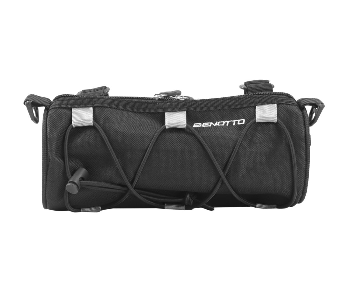BOLSA PARA MANUBRIO BENOTTO 2.4lts CON CORREA MULTIFUNCIONAL NEGRO