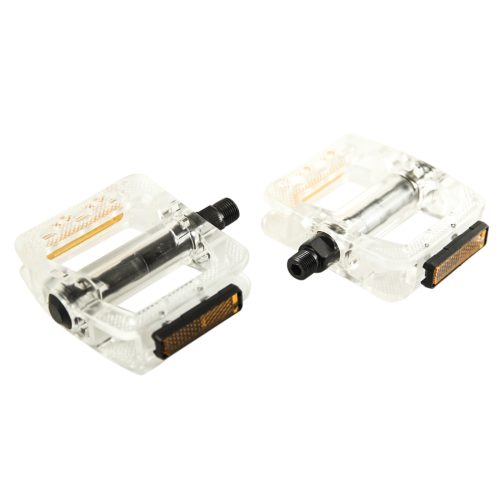 PEDAL BENOTTO BMX PLASTICO TRANSPARENTE BLANCO