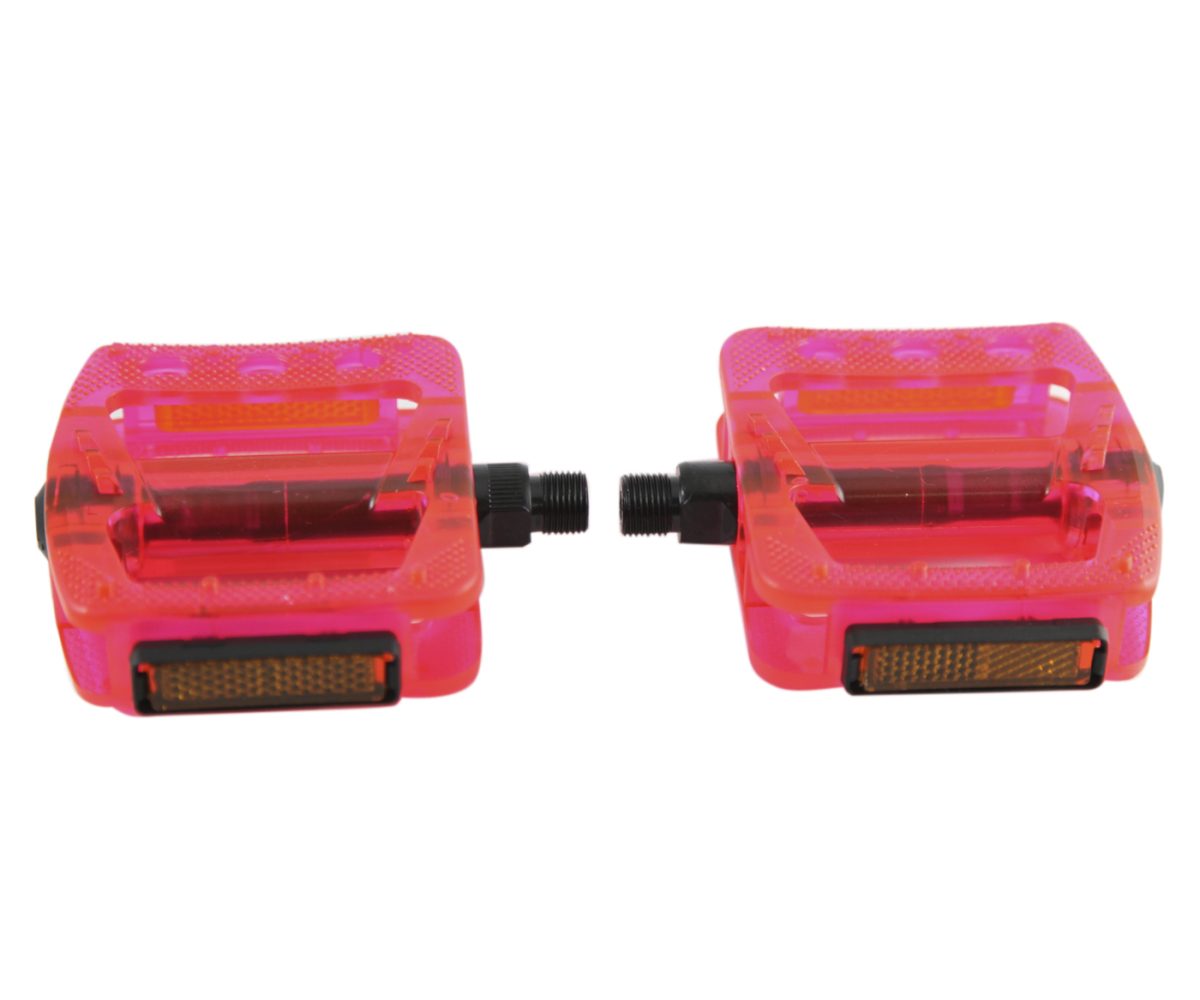 PEDAL BENOTTO BMX PLASTICO TRANSPARENTE ROJO - Image 3