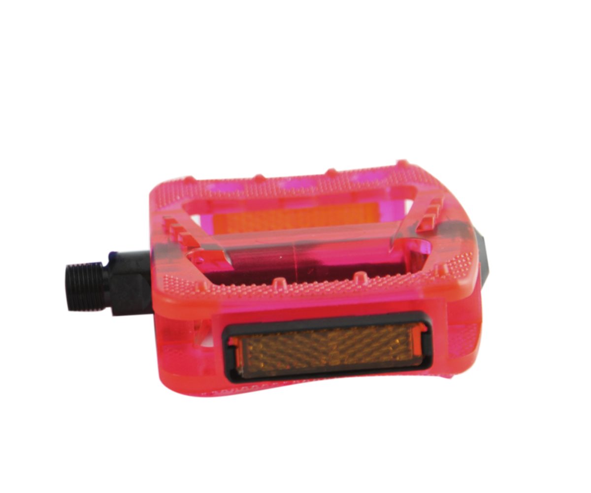 PEDAL BENOTTO BMX PLASTICO TRANSPARENTE ROJO - Image 4