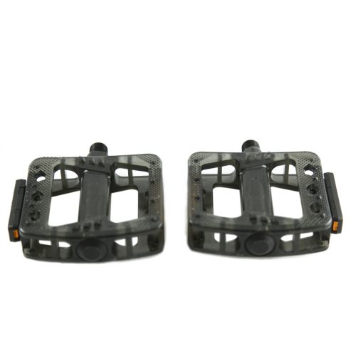 PEDAL BENOTTO BMX 9/16 PLASTICO TRANSPARENTE NEGRO