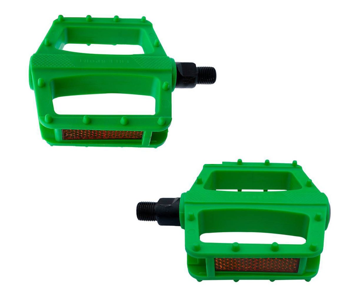 PEDAL BENOTTO BMX FREE SPORT PLASTICO VERDE