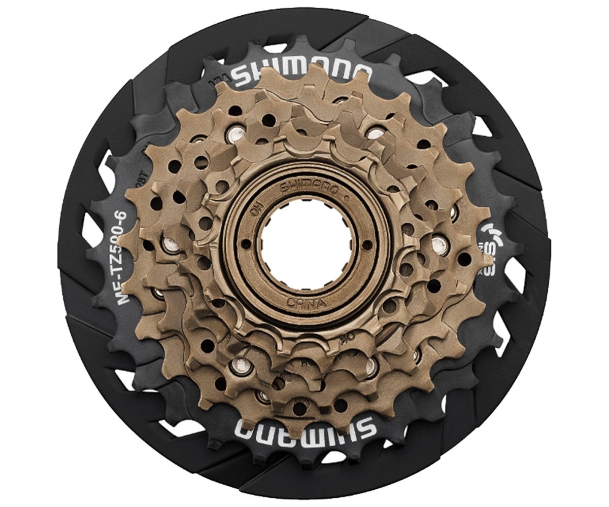 RUEDA LIBRE SHIMANO TOURNEY MF-TZ500-CP 6P 14/28T MTB ESTANDAR CONPROTECTOR NEGRO
