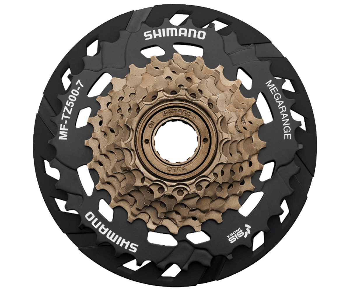 RUEDA LIBRE SHIMANO TOURNEY MF-TZ500-CP 7P 14/34T MTB ESTANDAR CON PROTECTOR
