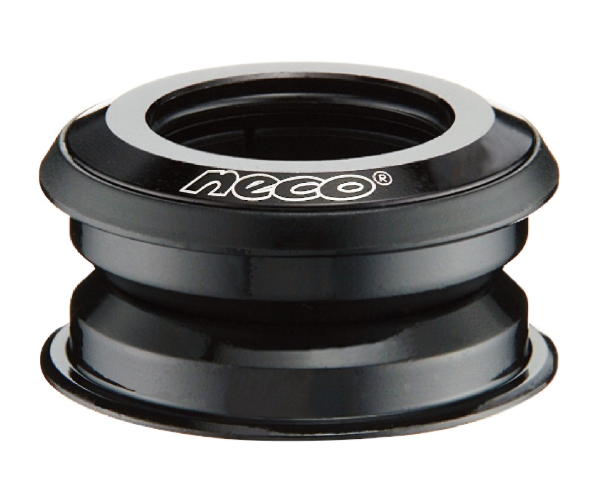TAZA DE DIRCCION NECO H172 1 1/8 SEMI INTEGRADA SIN ROSCA BALERO SELLADO ALUMINIO NEGRO