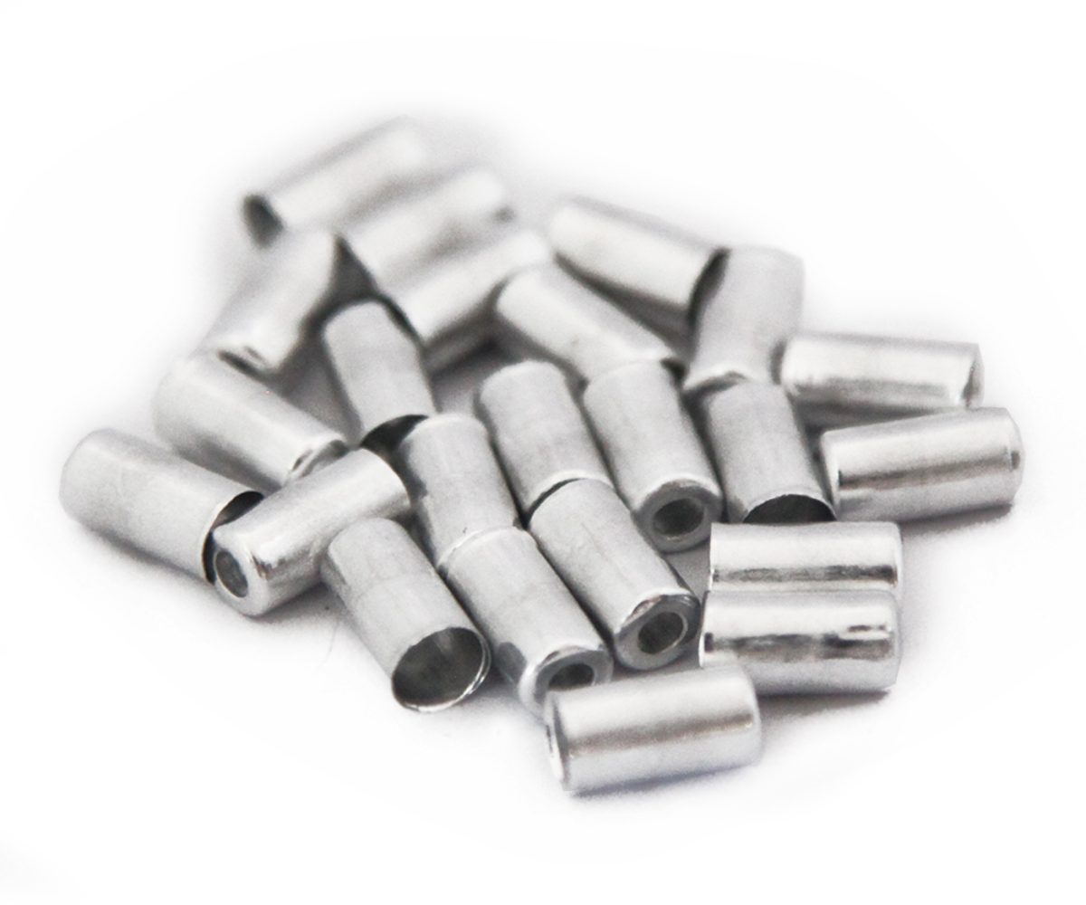 TOPE DE FORRO DE CABLE BENOTTO ALUMINIO 5mm 100pz