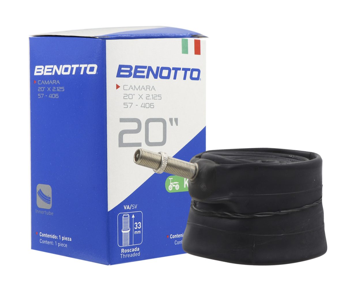 CAMARA BENOTTO 20X2.125 V.A 33MM ROSCADA