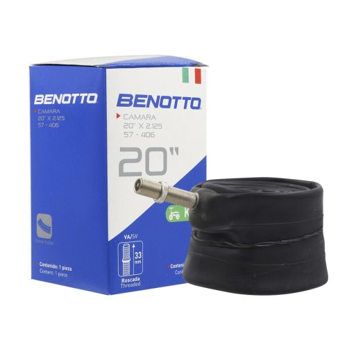 CAMARA BENOTTO 20X2.125 V.A 33MM ROSCADA