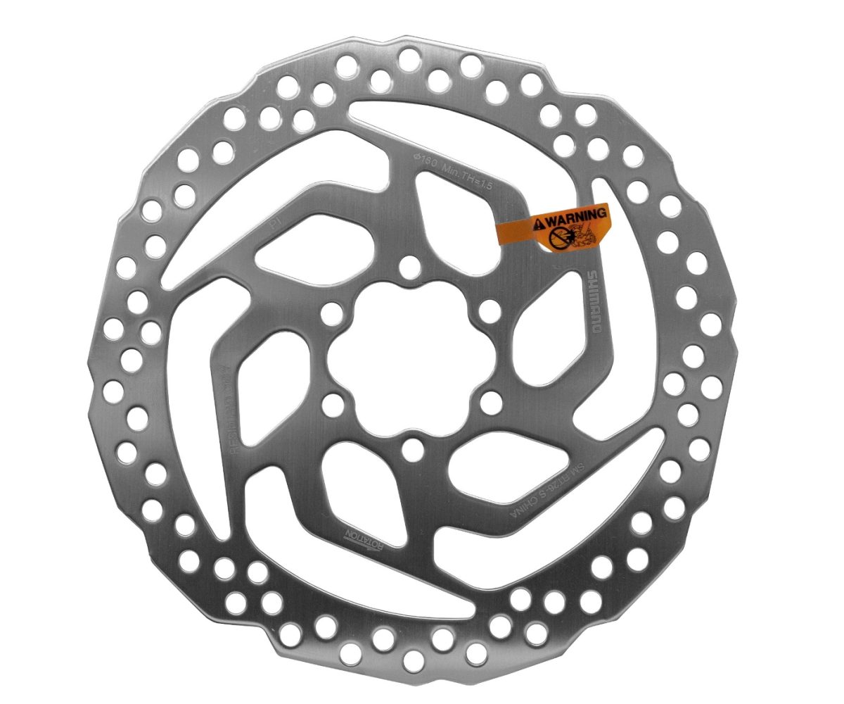 DISCO ROTOR PARA FRENO SHIMANO SM-RT26 MTB 180MM 6 TORNILLOS