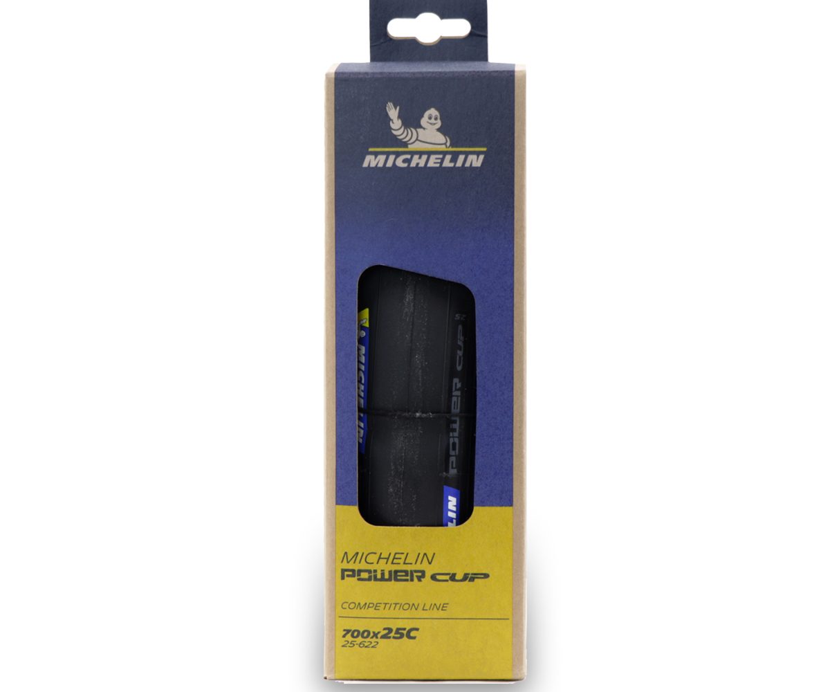 LLANTA MICHELIN 700X25 (25-622) RUTA POWER CUP COMPETITION LINE NEGRO DOBLABLE 016392