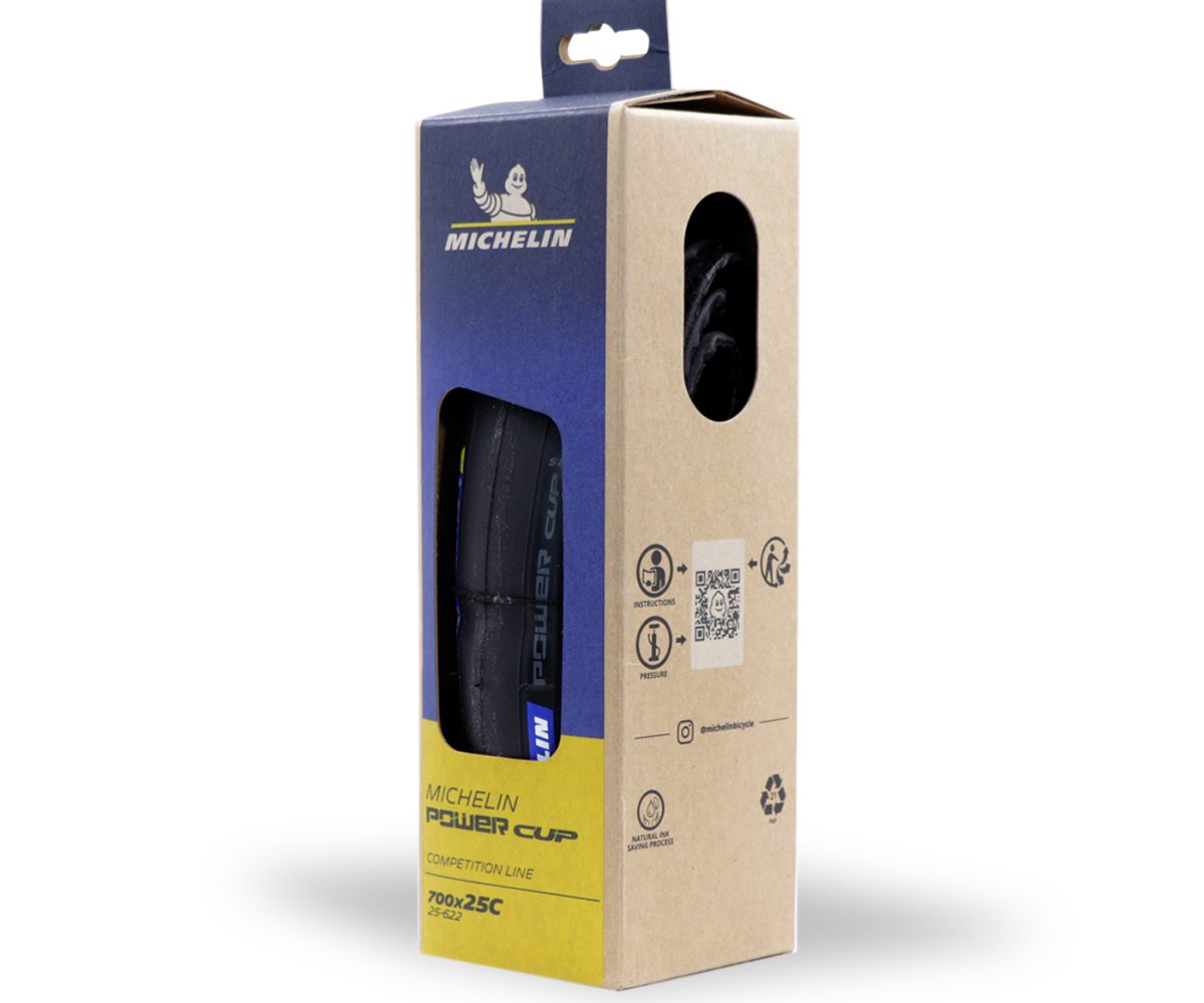 LLANTA MICHELIN 700X25 (25-622) RUTA POWER CUP COMPETITION LINE NEGRO DOBLABLE 016392 - Image 3