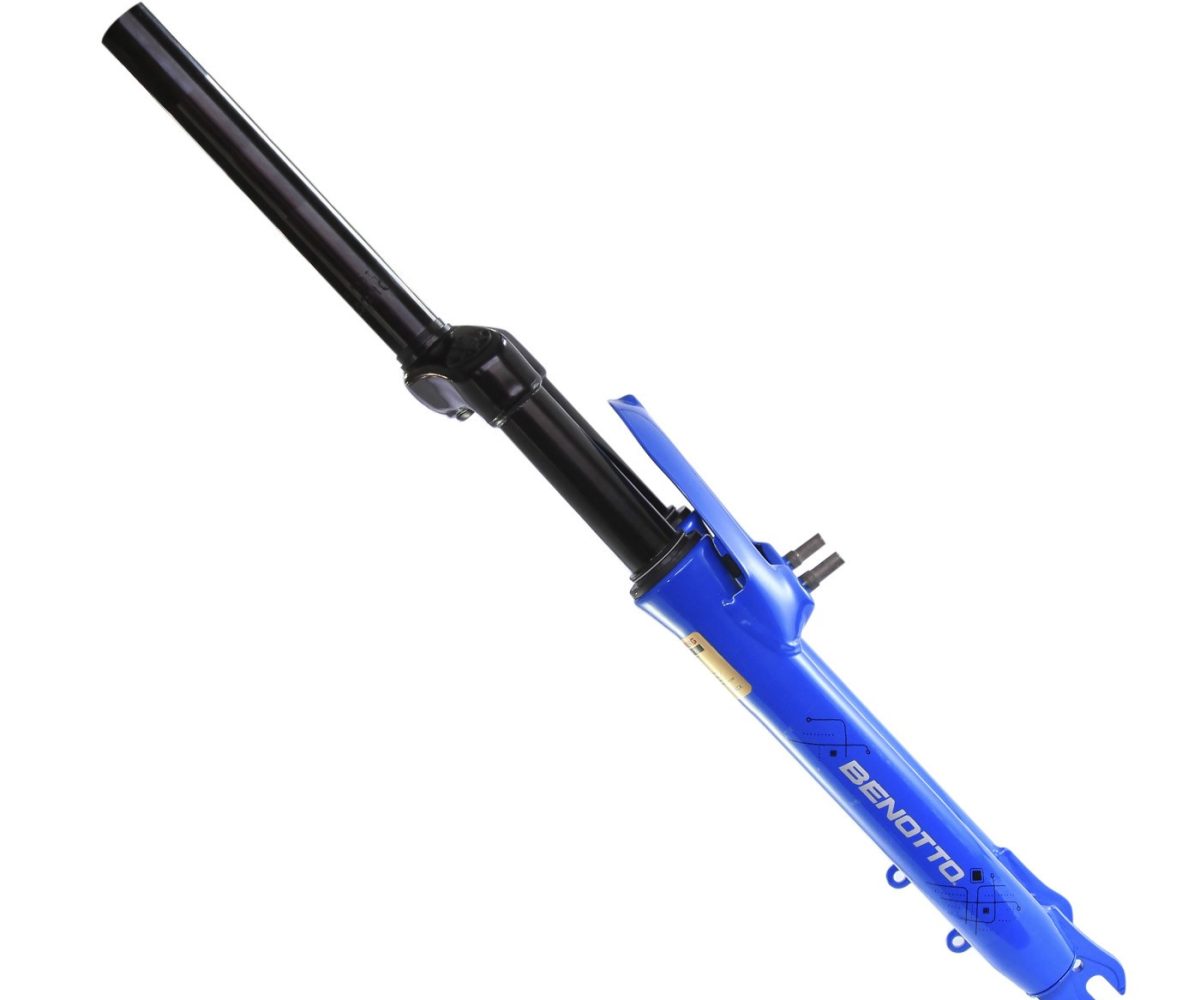 TIJERA BENOTTO R26 SUSPENSIÓN ACERO PINTADO AZUL 28.6 CON PIVOTES SIN ROSCA - Image 4