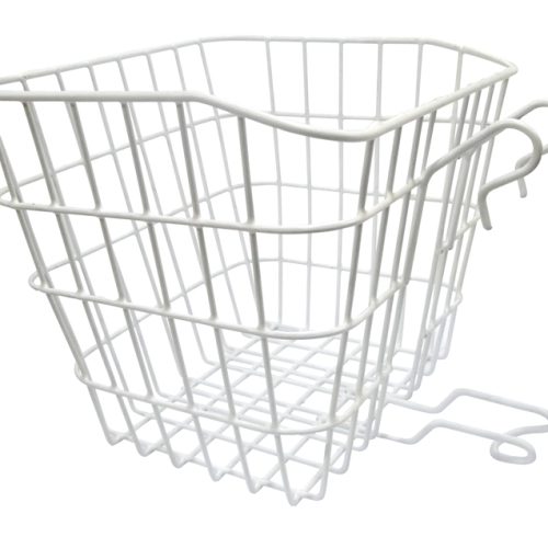 CANASTILLA DE ALAMBRE R-24 PINTURA COLOR BLANCA