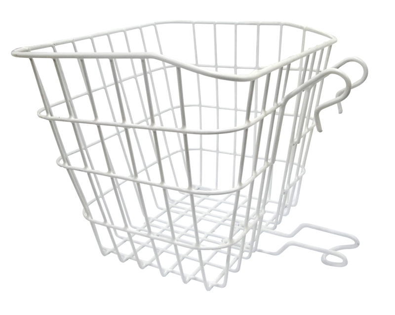 CANASTILLA DE ALAMBRE R-24 PINTURA COLOR BLANCA