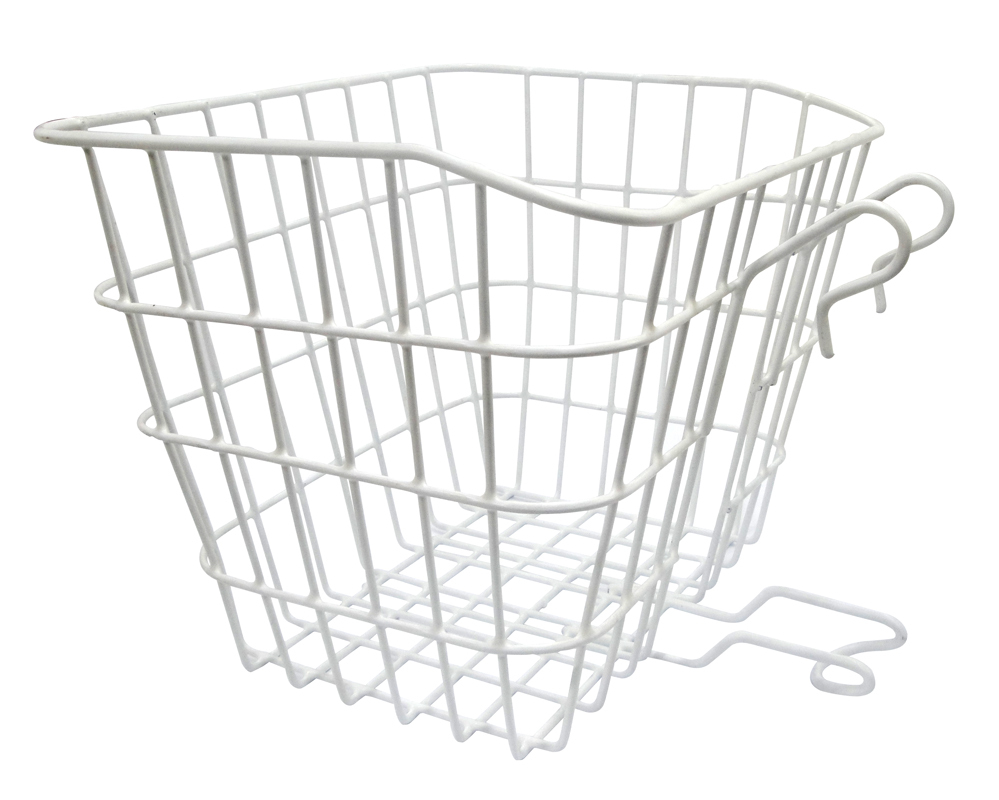 CANASTILLA DE ALAMBRE R-26 PINTURA COLOR BLANCA