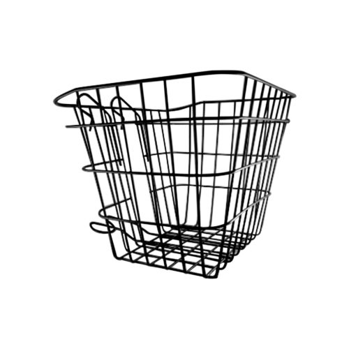 CANASTILLA DE ALAMBRE R-24 PINTADA COLOR NEGRO