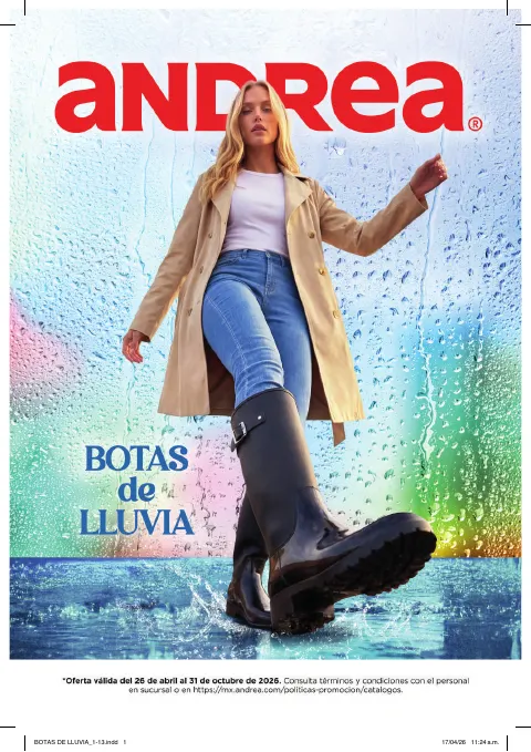 Portada del catálogo Botas de Lluvia