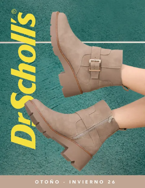 Portada del catálogo Dr. Scholl's