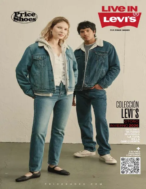 Portada del catálogo Jeans Levi's